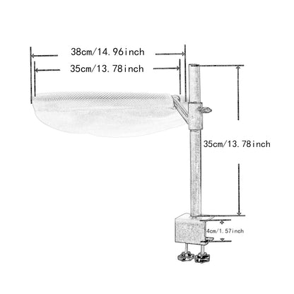 Kattbädd för bänk