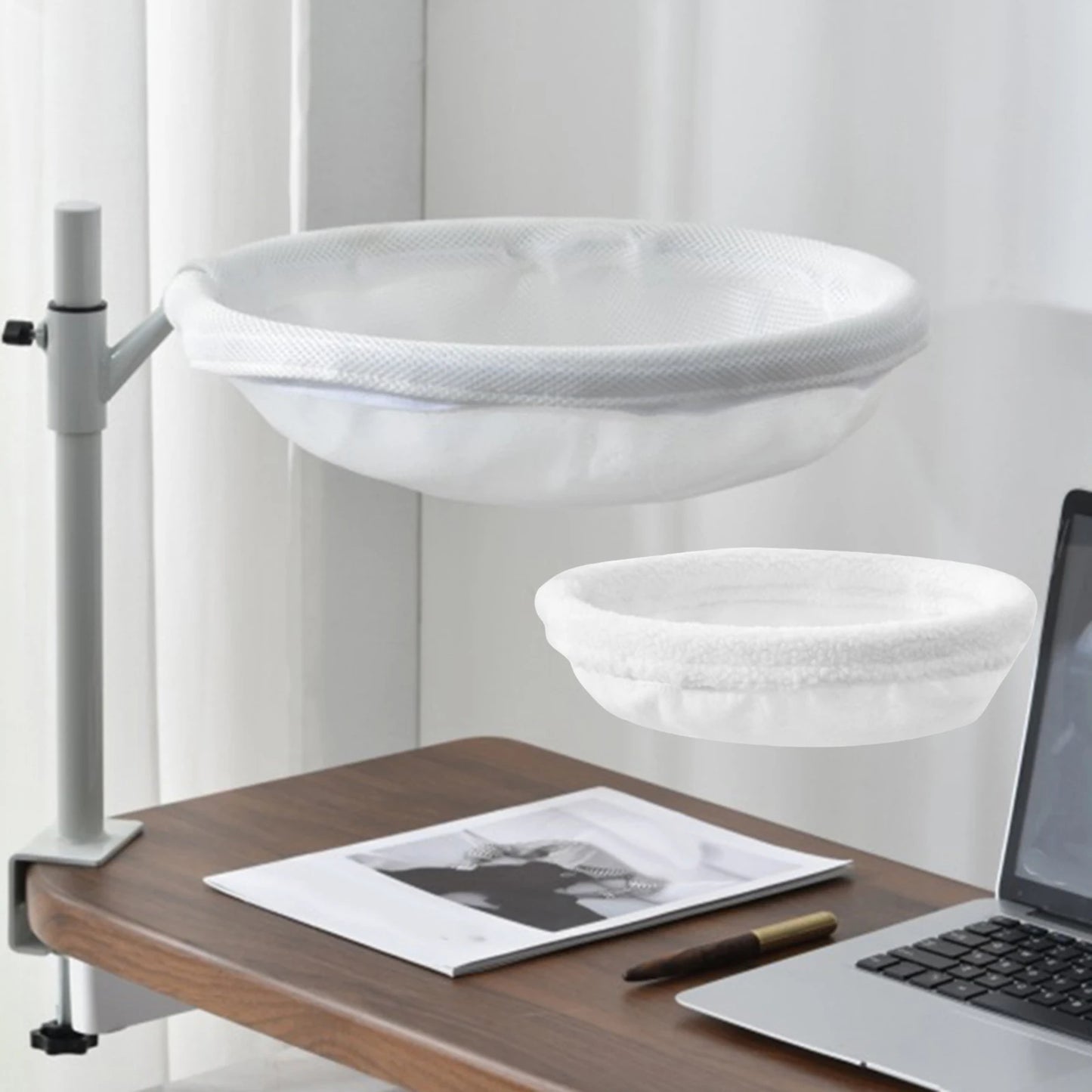 Kattbädd för bänk